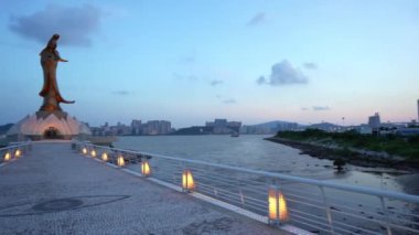 Güzel Kun IAM heykel Simgesel Yapı macau City