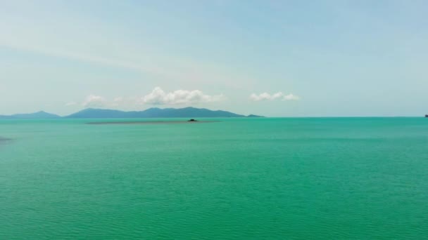 Imágenes Tranquilas Hermoso Mar Ondulado — Vídeo de stock