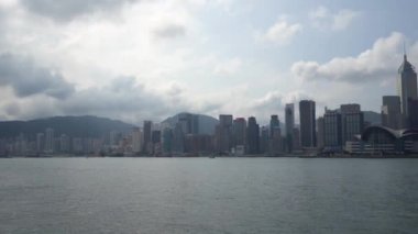 Modern megalopolis Asya şehrinin manzaralı görüntüleri