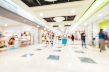 Soyut bulanıklık ve ufuk alışveriş merkezi mağazası