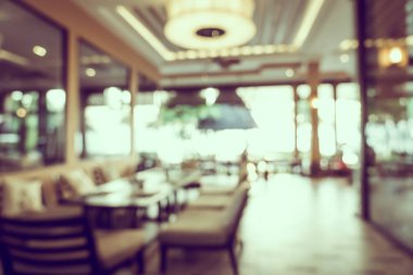 Soyut bulanıklık ve ufuk Restoran açık büfe ve kahve dükkanı ca