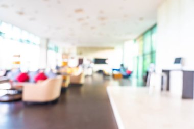 Soyut bulanıklık ve ufuk otel ve lobi iç