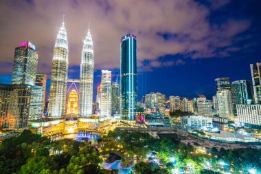 Dış Kuala Lumpur şehirde bina güzel mimari