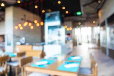 Soyut bulanıklık ve ufuk kafe ve Restoran iç
