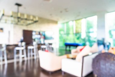 Soyut bulanıklık ve ufuk otel ve lobi iç