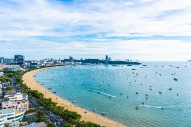 Pattaya Tayland - 26 Temmuz 2019 Güzel manzara ve cityscap