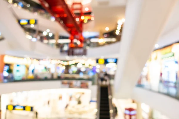 Abstrato borrão e desfocado shopping center e interior de varejo de — Fotografia de Stock