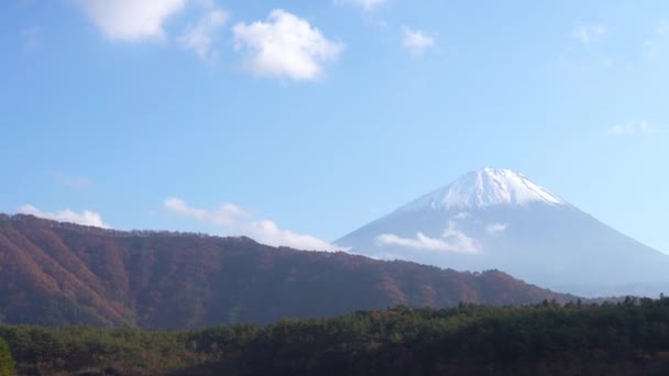 Γραφικό Βίντεο Του Πανέμορφού Βουνού Fuji Ιαπωνία — Αρχείο Βίντεο