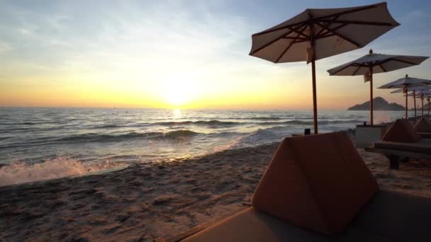 Imagens Tranquilas Belo Mar Ondulado — Vídeo de Stock