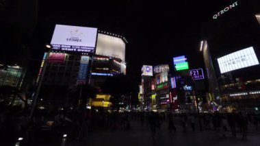 Modern megalopolis Asya şehrinin manzaralı görüntüleri