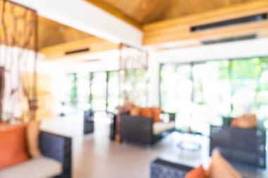 Soyut Blur otel lobi ve oda iç salon