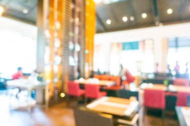 Soyut bulanıklık ve ufuk kafe ve Restoran iç