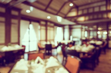 Soyut bulanıklık ve defodaklı kahve dükkanı ve büfe restoran