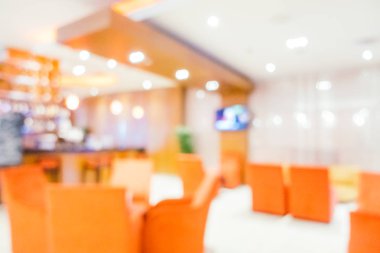Soyut bulanıklık ve ufuk otel ve lobi iç