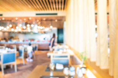 Soyut bulanıklık ve ufuk kafe Cafe ve büfe restaura