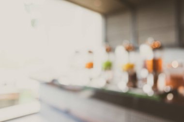 Soyut bulanıklık ve defokus restoran ve kafe cafe interi