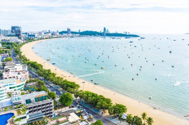 Pattaya Tayland - 26 Temmuz 2019 Güzel manzara ve cityscap
