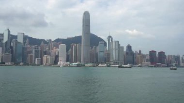 Modern megalopolis Asya şehrinin manzaralı görüntüleri