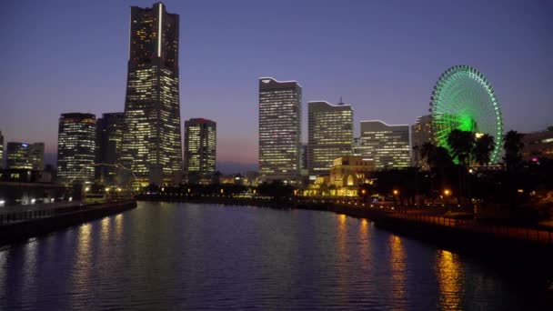 Festői Felvétel Modern Megalopolis Ázsiai Város — Stock videók