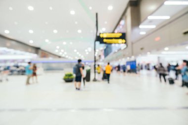 Soyut bulanıklık ve Havaalanı terminal defocused
