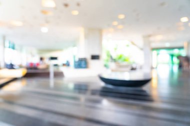Soyut bulanıklık ve ufuk otel ve lobi iç
