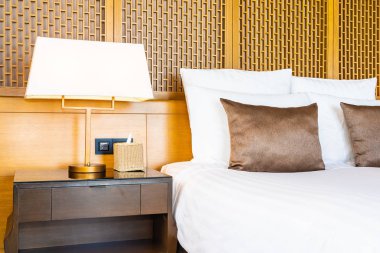 Yatak odası iç yatak dekorasyonu güzel fil havlusu