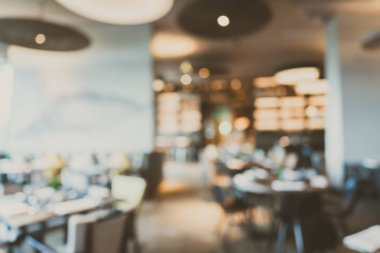 Soyut bulanıklık ve defokus restoran ve kafe cafe interi