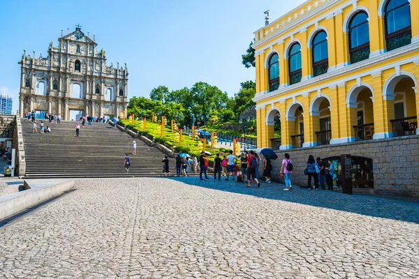 Cina, Macao - 6 settembre 2018 - Bella vecchia architettura bui — Foto Stock