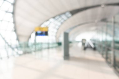 Soyut bulanıklık ve Havaalanı terminal defocused