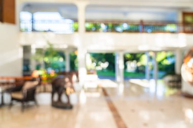 Soyut bulanıklık ve ufuk otel lobi iç