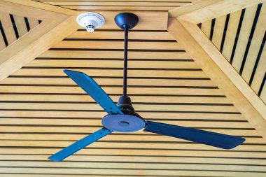 Elektrikli tavan fan dekorasyonu iç