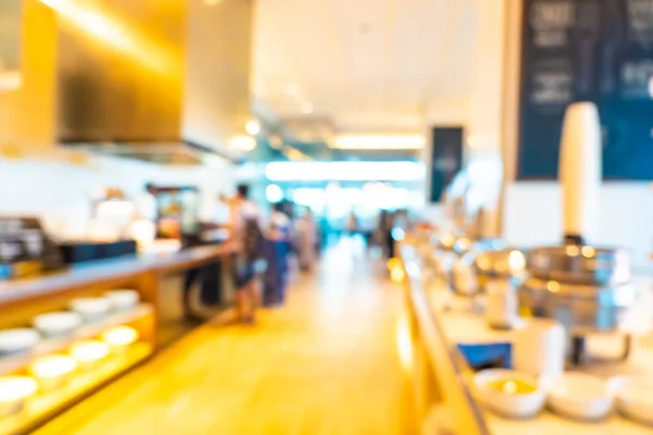 Abstract Blur en defocused buffetrestaurant en Coffee Shop ca — Stockfoto
