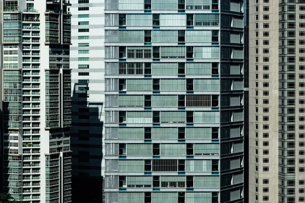 Beautiful architecture building exterior window pattern for back — Stock Photo, Image