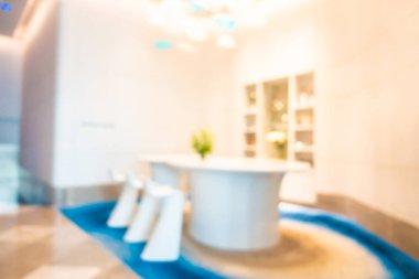 Soyut bulanıklık ve ufuk otel ve lobi iç