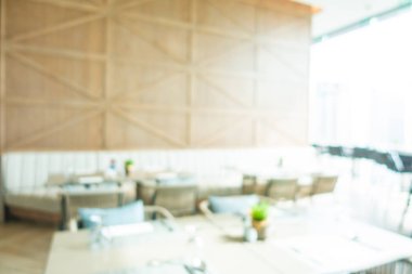Soyut bulanıklık ve defocused açık büfe restoran ve kahve dükkanı CA