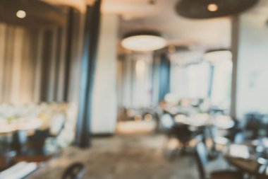 Soyut bulanıklık ve defokus restoran ve kafe cafe interi