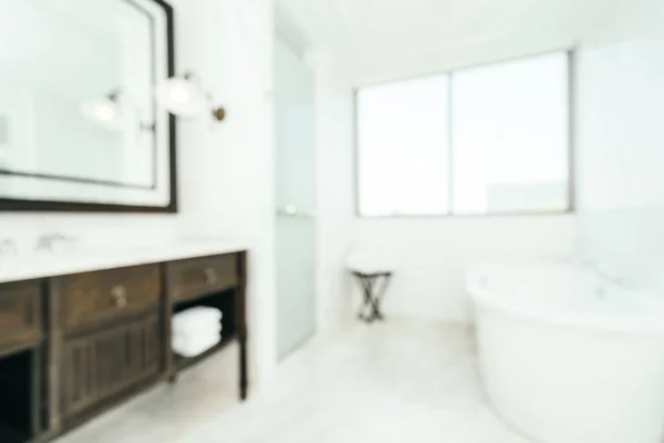 Abstrakte Unschärfe und defokussierte Badezimmereinrichtung — Stockfoto