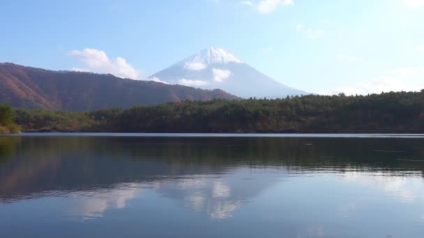 Szenische Aufnahmen Von Schönen Berg Fuji Japan — Stockvideo