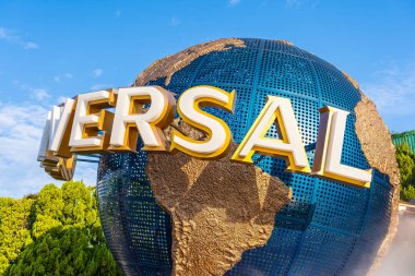 Osaka, Japonya - 12 Kasım 2018: güzel eğlence cazibe