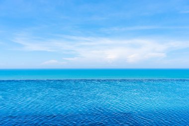 Hotel r sonsuzluk yüzme havuzu güzel açık manzara