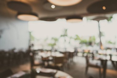 Soyut bulanıklık ve defokus restoran ve kafe cafe interi