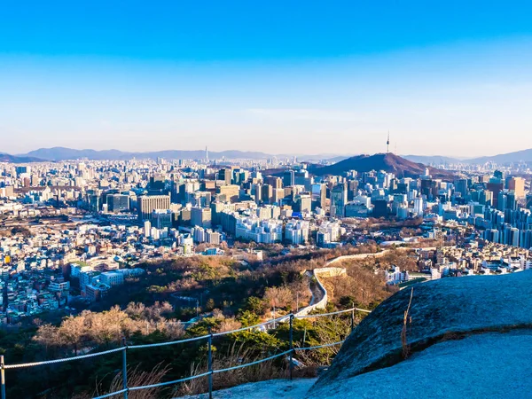 서울 시내에서 도시를 건물 아름 다운 건축 — 스톡 사진