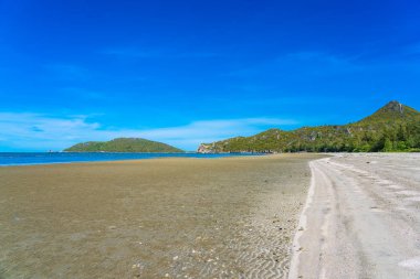 Deniz Okyanusu ve bea güzel açık tropikal doğa manzara
