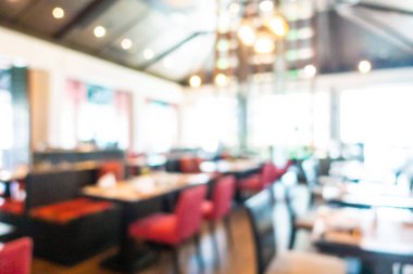 Soyut bulanıklık ve ufuk kafe ve Restoran iç