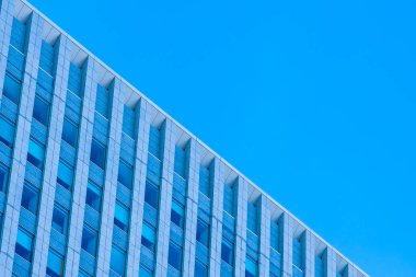 Güzel mimari ofis iş cam pencere ile kurma