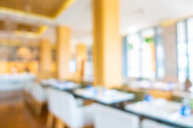 Soyut bulanıklık ve ufuk kafe ve Restoran iç