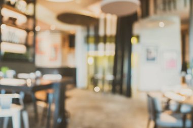 Soyut bulanıklık ve defokus restoran ve kafe cafe interi