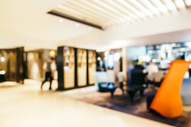Soyut bulanıklık ve ufuk otel ve lobi iç