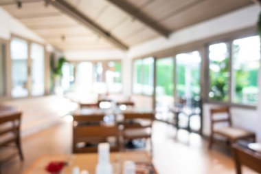 Soyut bulanıklık ve ufuk kafe Cafe ve büfe restaura