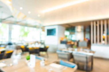 Soyut bulanıklık ve defocused açık büfe restoran ve kahve dükkanı CA